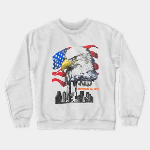 Vintage Style 9/11 Crewneck Sweatshirt by dwatkins